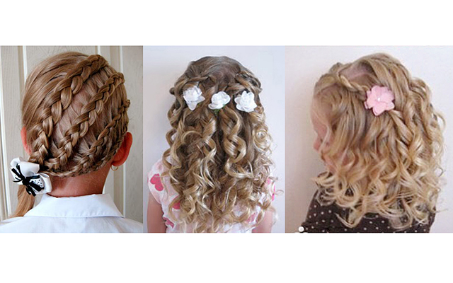 Прически девочкам на 1 сентября: Из волос средней длины можно сплести французскую косу в разном направлении или косичку с элементами шнуровки, которые создаются с помощью