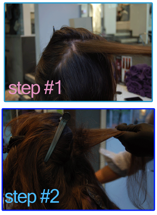 Окрашиваем волосы, шаг 1