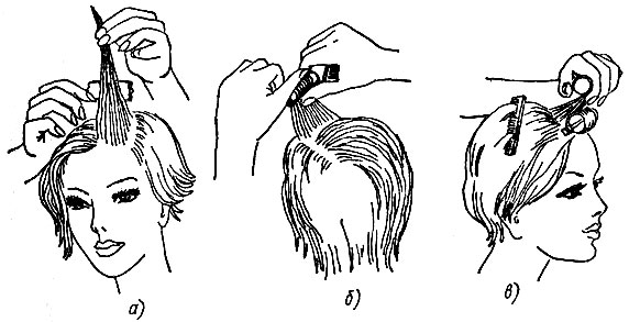как накрутить бигуди на короткие волосы