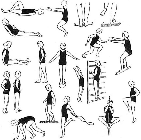 Гимнастические упражнения от плоскостопия
