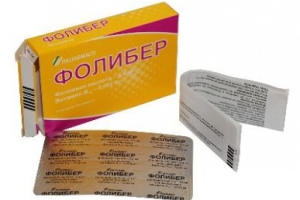 Фолибер - один из препаратов с фолиевой кислотой