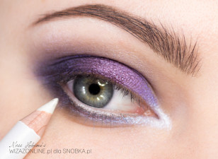фиолетовый макияж