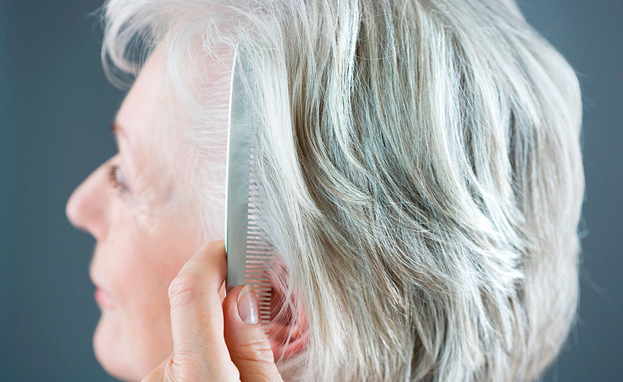 Восстановление седых волос