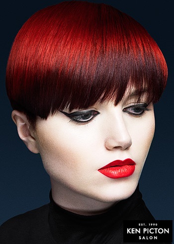 Красные оттенки волос 2015